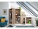 Drehtürenschrank >Bremen II< in Alu-Optik aus Kunststoff - 74x188x54cm (BxHxT)