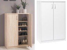 Schuhschrank >Bremen I< in Alu-Optik aus Kunststoff...