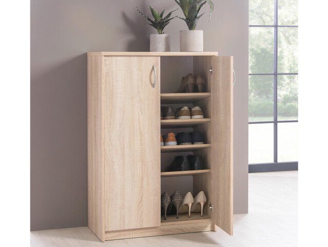 Schuhschrank >Bremen< in Sonoma-Eiche - 74x111x39cm (BxHxT)