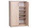 Schuhschrank >Bremen< in Sonoma-Eiche - 74x111x39cm (BxHxT)