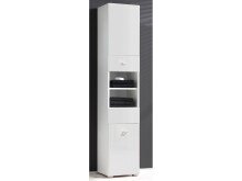 Hochschrank >Barnsley< in Weiß/Hochglanz aus...