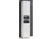 Hochschrank >Barnsley< in Weiß aus MDF - 38x190x31cm (BxHxT)