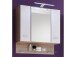 Spiegelschrank >Barnsley< in Sonoma-Eiche aus Glas - 70x74x26cm (BxHxT)