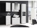 Unterschrank >Barnsley< in Weiß/Hochglanz aus MDF - 38x78x31cm (BxHxT)