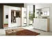 Schuhschrank >Arlington II< in chrom matt aus Metall - 60x104x38cm (BxHxT)