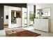 Schuhschrank >Arlington II< in chrom matt aus Metall - 60x104x38cm (BxHxT)