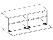 TV-Board >Ruth I< in Sonoma-Eiche - 95x36x35cm (BxHxT)