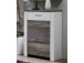 Schuhschrank >Mila< in Weiß aus Kunststoff - 68x105x39cm (BxHxT)