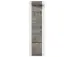 Garderobenpaneel >Mila< in Weiß aus Metall - 48x170x29cm (BxHxT)