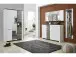 Garderobenpaneel >Mila< in Weiß aus Metall - 48x170x29cm (BxHxT)