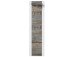 Garderobenpaneel >Mila< in Weiß aus Metall - 48x170x29cm (BxHxT)