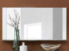 Wandspiegel >Mila< in Weiß - 131x70x14cm (BxHxT)
