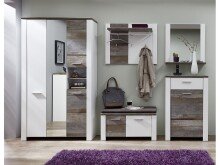 Wandspiegel >Mila< in Weiß - 66x70x14cm (BxHxT)