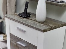 Garderoben-Set >Mila< in Weiß aus Metall - 269x198x39cm (BxHxT)