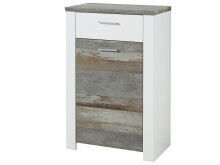 Garderoben-Set >Mila< in Weiß aus Metall - 301x198x39cm (BxHxT)