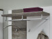 Garderoben-Set >Mila< in Weiß aus Metall - 301x198x39cm (BxHxT)
