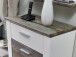 Garderoben-Set >Mila< in Weiß aus Metall - 301x198x39cm (BxHxT)