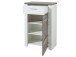 Garderoben-Set >Mila< in Weiß aus Metall - 301x198x39cm (BxHxT)