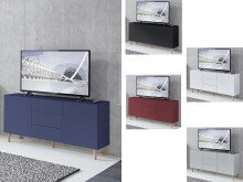 Sideboard >Redditch I< in Alufarben aus Metall -...