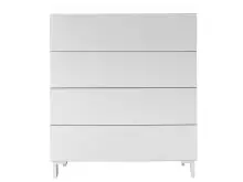 Kommode >Redditch< in Alufarben aus Metall - 80x95x41cm (BxHxT)