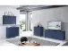 Kommode >Redditch< in Alufarben aus Metall - 80x95x41cm (BxHxT)
