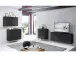 Kommode >Redditch< in Alufarben aus Metall - 80x95x41cm (BxHxT)