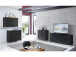 Kommode >Redditch< in Alufarben aus Metall - 80x95x41cm (BxHxT)