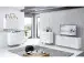 Kommode >Redditch< in Alufarben aus Metall - 80x95x41cm (BxHxT)