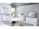 Kommode >Redditch< in Alufarben aus Metall - 80x95x41cm (BxHxT)
