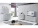 Kommode >Redditch< in Alufarben aus Metall - 80x95x41cm (BxHxT)