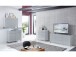 Kommode >Redditch< in Alufarben aus Metall - 80x95x41cm (BxHxT)