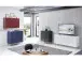 Kommode >Redditch< in Alufarben aus Metall - 80x95x41cm (BxHxT)
