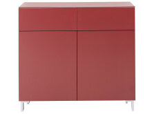Kommode >Redditch< in Alufarben aus Metall - 100x95x41cm (BxHxT)