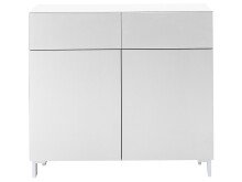 Kommode >Redditch< in Alufarben aus Metall - 100x95x41cm (BxHxT)