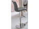 Barhocker >Amiens I< in grau aus Edelstahl - 42x91x51cm (BxHxT)