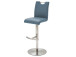 Barhocker >Amiens I< in grau aus Edelstahl - 42x91x51cm (BxHxT)