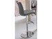 Barhocker >Amiens I< in grau aus Edelstahl - 42x91x51cm (BxHxT)