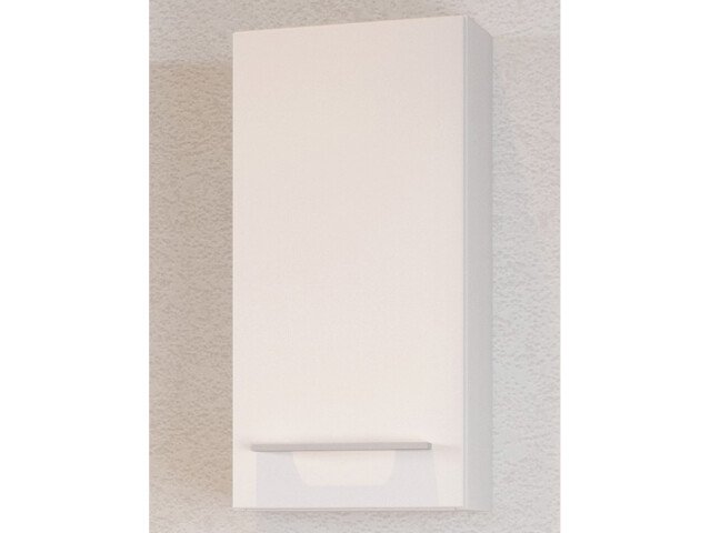 Hängeschrank >Davos I< in Weiß aus MDF - 30x64x20cm (BxHxT)