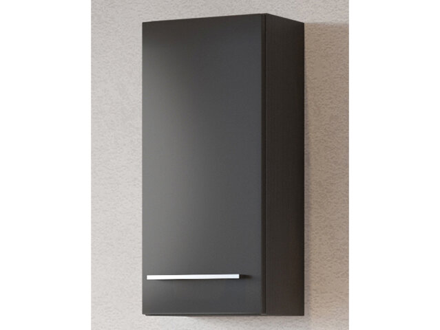 Hängeschrank >Davos I< in Alufarben aus MDF - 30x64x20cm (BxHxT)