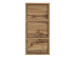 Hängeregal >Davos I< in Wotan-Eiche - 30x64x18cm (BxHxT)