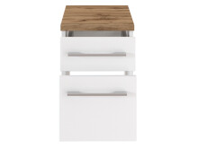 Unterschrank >Davos I< in Weiß aus MDF - 30x41x47cm (BxHxT)
