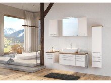 Unterschrank >Davos I< in Weiß aus MDF - 30x41x47cm (BxHxT)