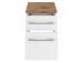 Unterschrank >Davos I< in Weiß aus MDF - 30x41x47cm (BxHxT)