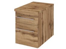 Unterschrank >Davos I< in Alufarben aus MDF - 30x41x47cm (BxHxT)