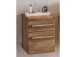 Unterschrank >Davos I< in Alufarben aus MDF - 30x41x47cm (BxHxT)
