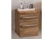 Unterschrank >Davos I< in Alufarben aus MDF - 30x41x47cm (BxHxT)