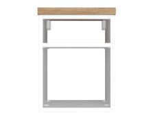 Regal >Davos I< in Weiß aus MDF - 30x41x47cm (BxHxT)