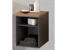 Regal >Davos I< in Graphit aus MDF - 30x41x47cm (BxHxT)