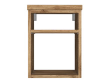 Regal >Davos I< in Wotan-Eiche aus MDF - 30x41x47cm (BxHxT)