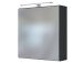 Spiegelschrank >Davos I< in Graphit - 60x64x20cm (BxHxT)